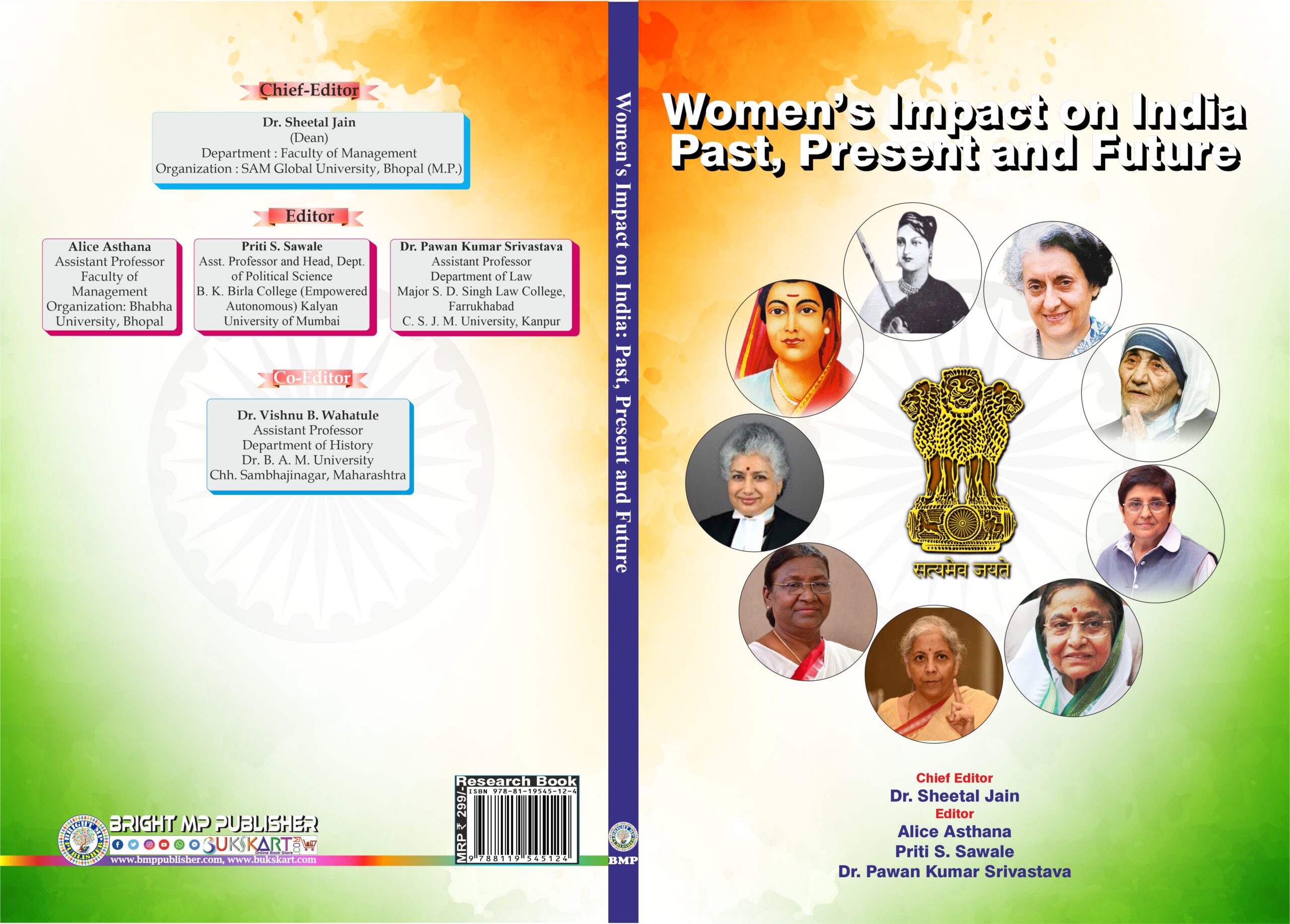 Cover Page of Women’s Impact on India Past, Present and Future June 2024